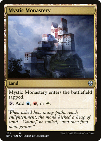 {C} Mystic Monastery [Dominaria United Commander][DMC 221]