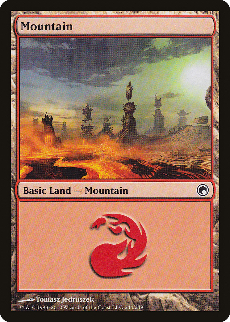 {B}[SOM 244] Mountain (244) [Scars of Mirrodin]