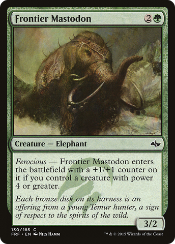 {C} Frontier Mastodon [Fate Reforged][FRF 130]
