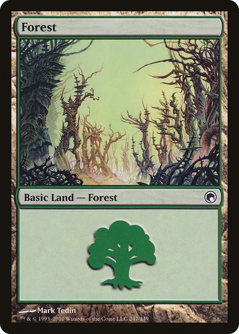 {B}[SOM 247] Forest (247) [Scars of Mirrodin]