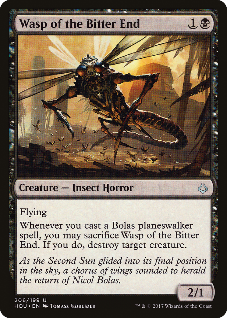 {C} Wasp of the Bitter End [Hour of Devastation][HOU 206]