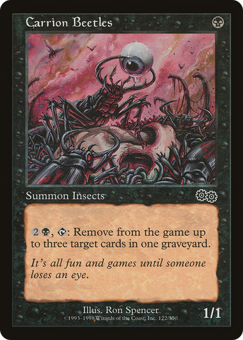 {C} Carrion Beetles [Urza's Saga][USG 122]