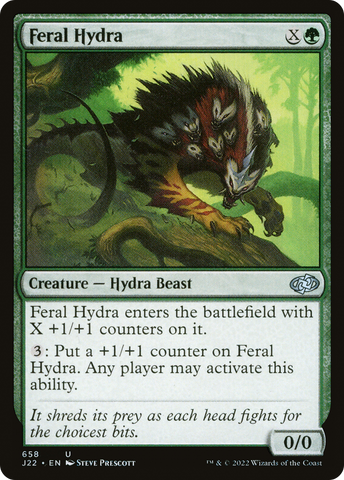 {C} Feral Hydra [Jumpstart 2022][J22 658]