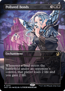 {R} Polluted Bonds (Anime Borderless) [Wilds of Eldraine: Enchanting Tales][WOT 075]