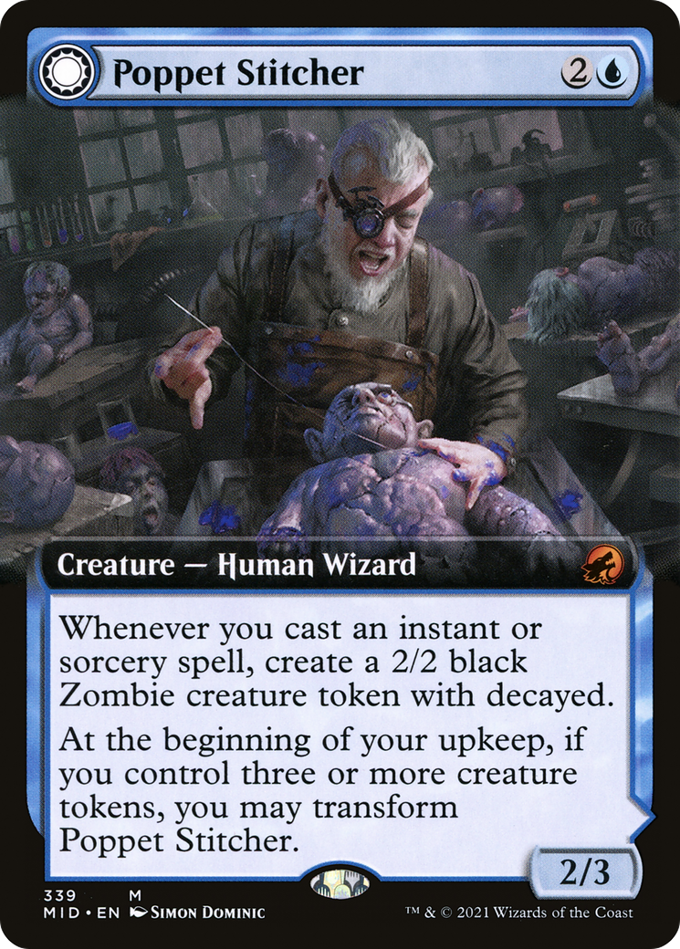 {R} Poppet Stitcher // Poppet Factory (Extended Art) [Innistrad: Midnight Hunt][MID 339]