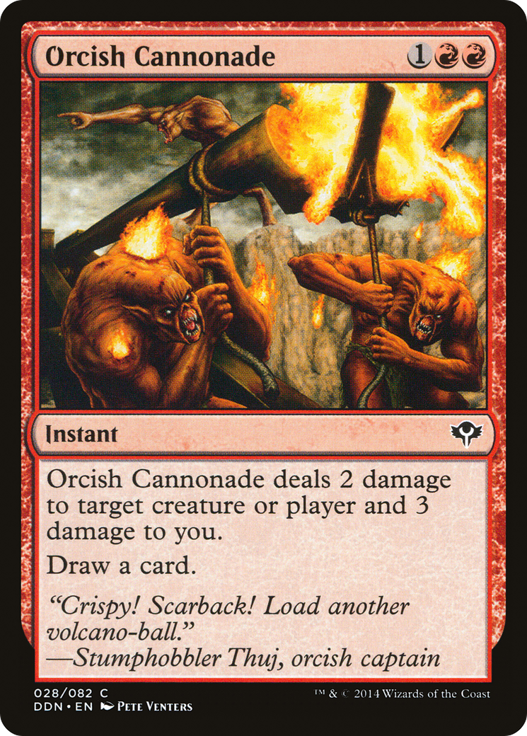 {C} Orcish Cannonade [Duel Decks: Speed vs. Cunning][DDN 028]