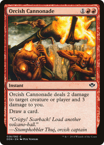 {C} Orcish Cannonade [Duel Decks: Speed vs. Cunning][DDN 028]