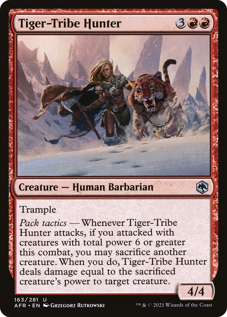 {C} Tiger-Tribe Hunter [Dungeons & Dragons: Adventures in the Forgotten Realms][AFR 163]