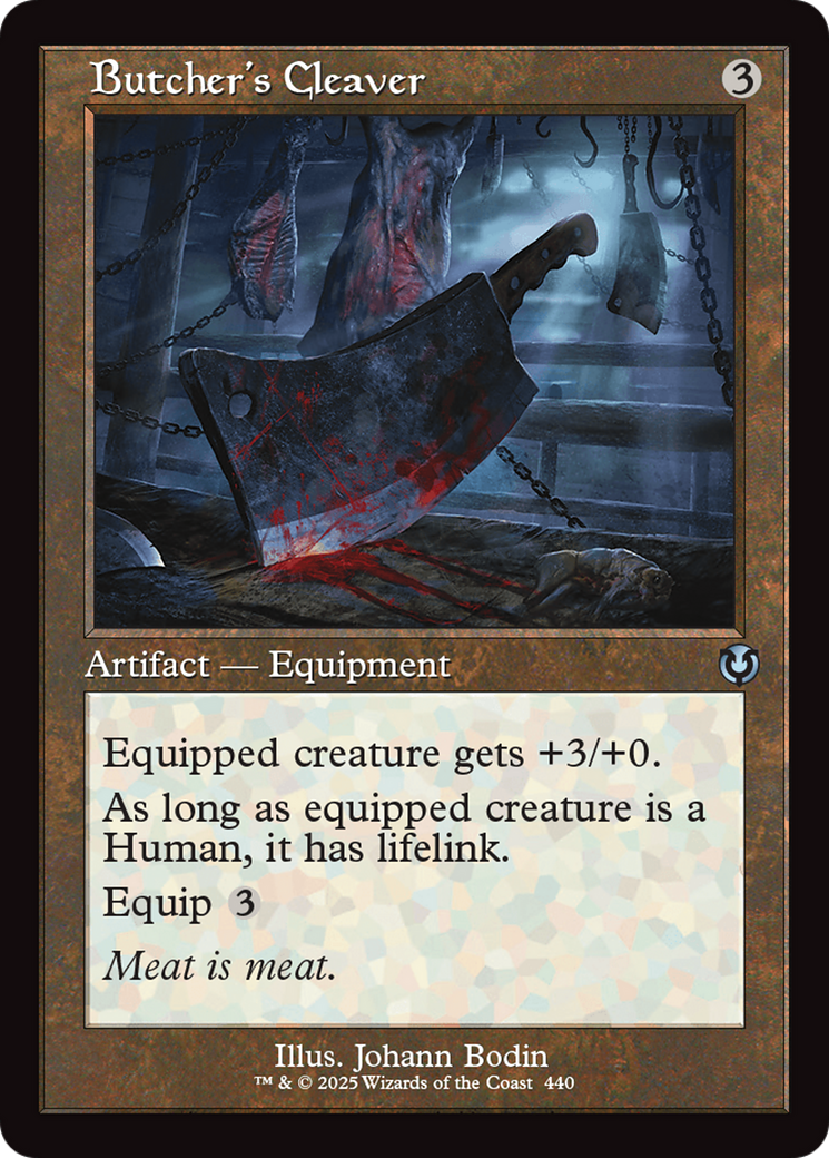 {C} Butcher's Cleaver (Retro Frame) [Innistrad Remastered][INR 440]