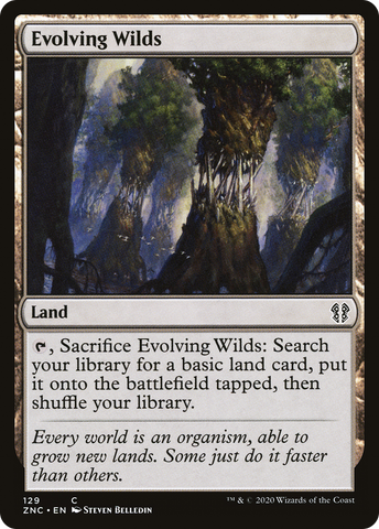 {C} Evolving Wilds [Zendikar Rising Commander][ZNC 129]