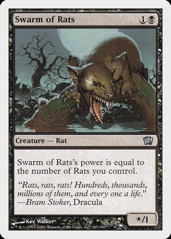 {C} Swarm of Rats [Eighth Edition][8ED 167]