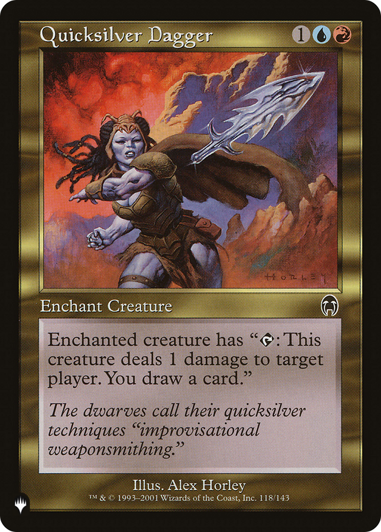Quicksilver Dagger [LIST 118/143]
