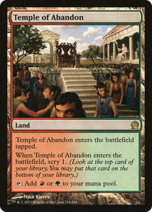 {R} Temple of Abandon [Theros][THS 224] - Misty Mountain Games