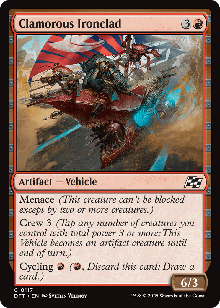 {@C} Clamorous Ironclad [Aetherdrift][DFT 117]