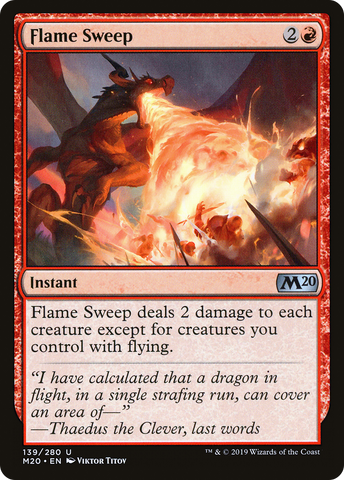 {C} Flame Sweep [Core Set 2020][M20 139]