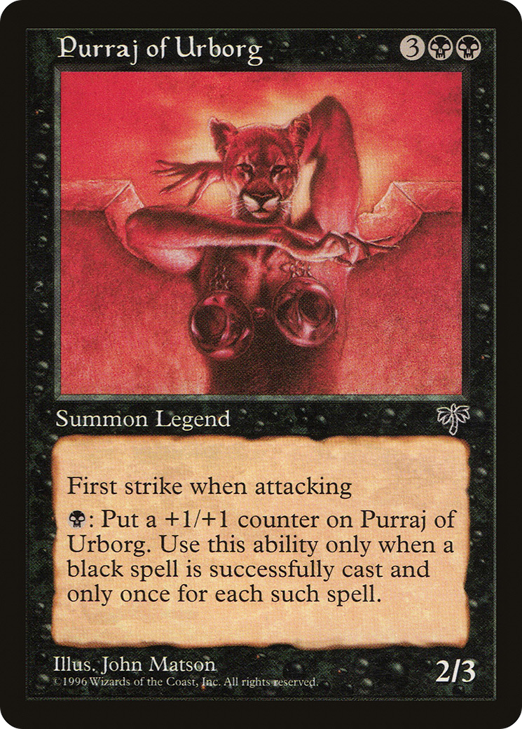 {R} Purraj of Urborg [Mirage][MIR 135]