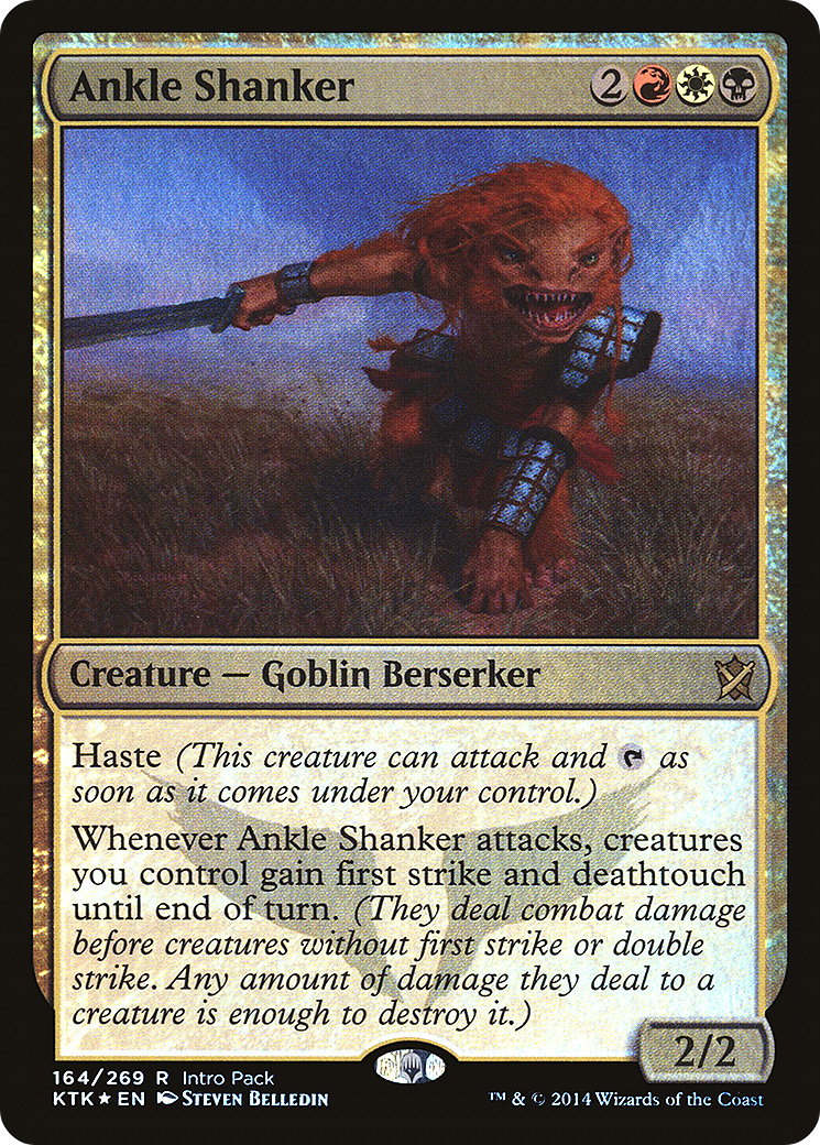 {R} Ankle Shanker (Intro Pack) [Khans of Tarkir Promos][PA KTK 164] - Misty Mountain Games