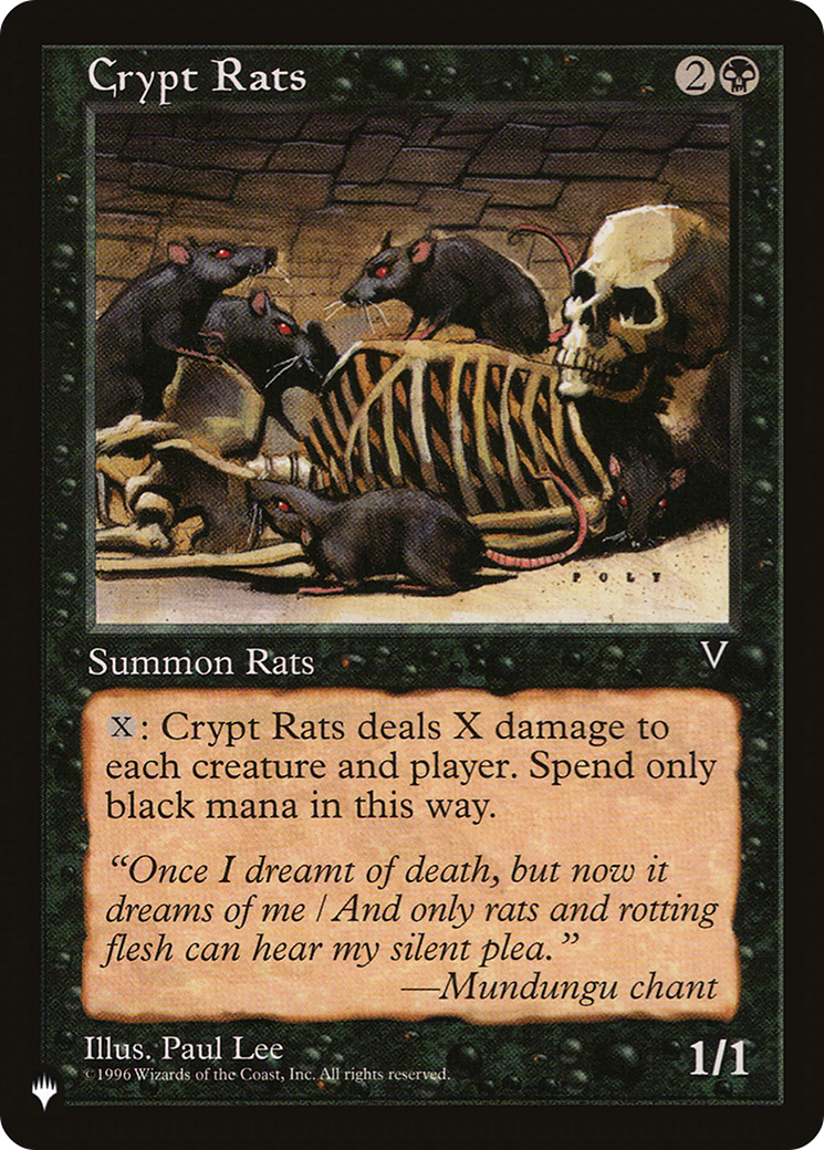 Crypt Rats [LIST ]