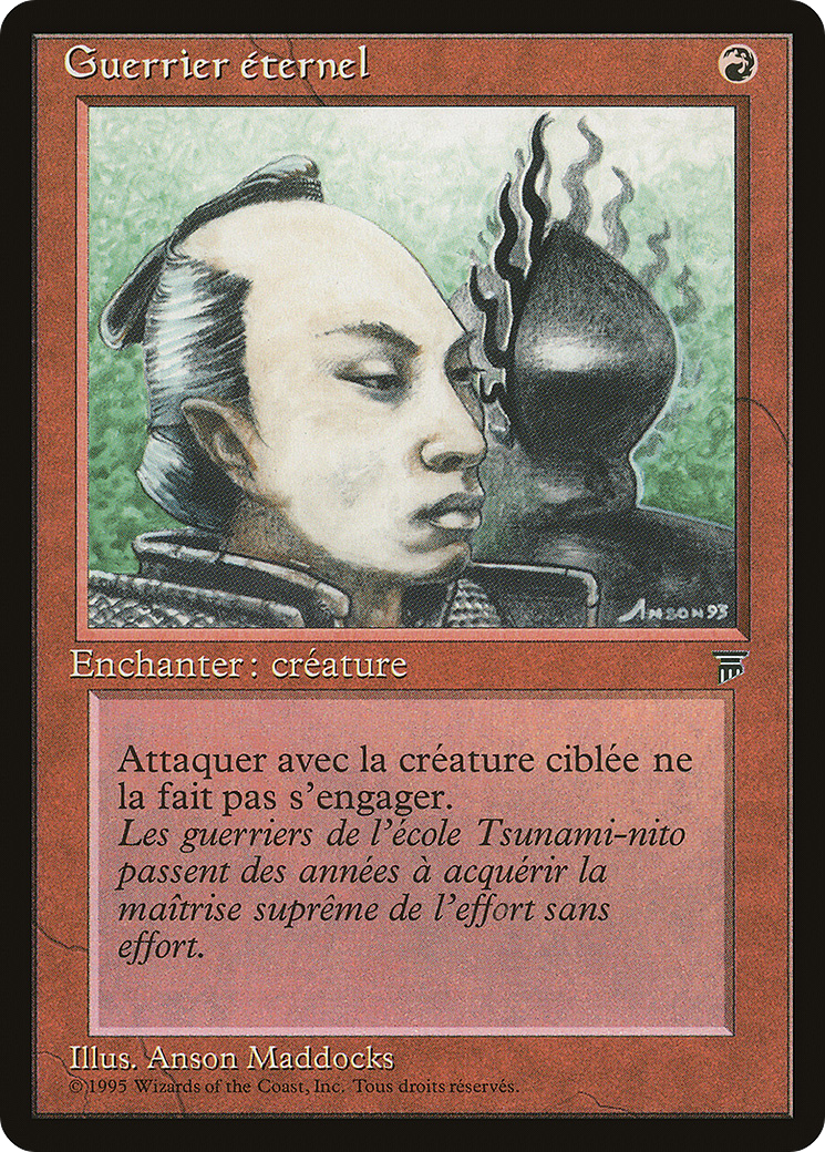 {C} Eternal Warrior (French) - "Guerrier eternel" [Renaissance][REN 084]