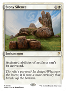 {R} Stony Silence (White Border) [Mystery Booster 2][MB2 021]