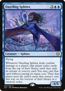 {R} Dazzling Sphinx [Commander 2021][C21 025]