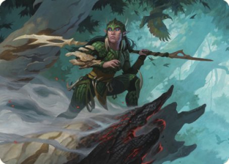 {A} Gwenna, Eyes of Gaea Art Card [The Brothers' War Art Series][ABRO 025]