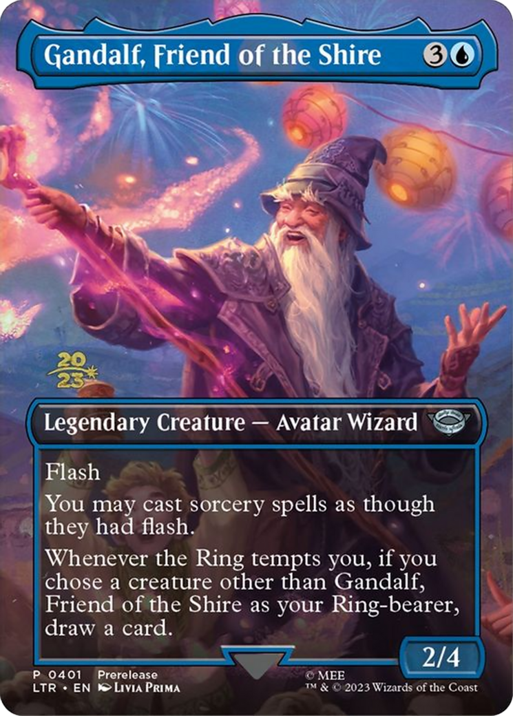 {C} Gandalf, Friend of the Shire [The Lord of the Rings: Tales of Middle-Earth Prerelease Promos][PR LTR 401]