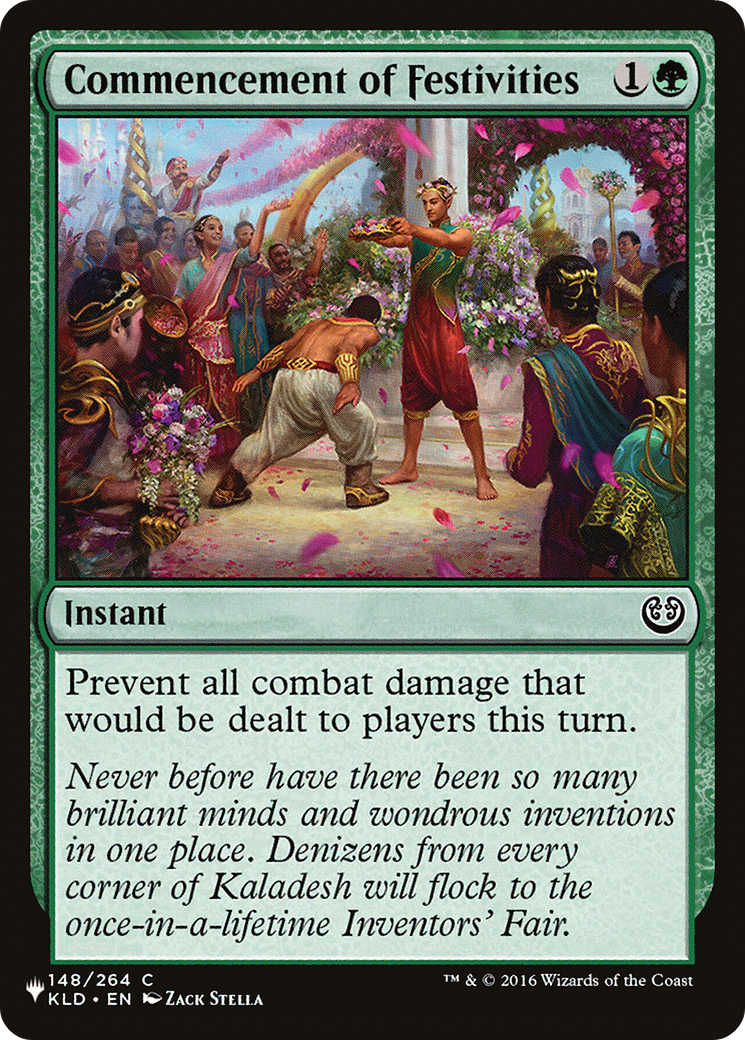 Commencement of Festivities [LIST KLD-148]