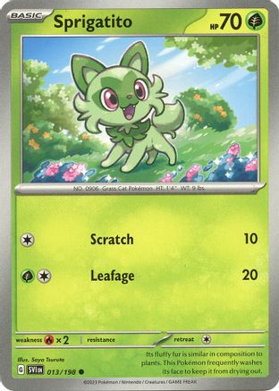 [PKM] Sprigatito 13 - SV01 Scarlet & Violet Base Set