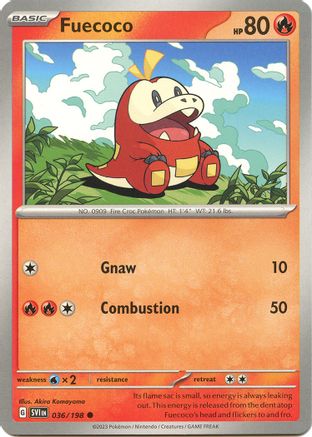 [PKM] Fuecoco 36 - SV01 Scarlet & Violet Base Set