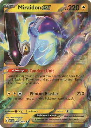 [PKM] Miraidon ex - 081/198 81 - SV01 Scarlet & Violet Base Set Holofoil