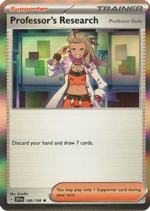 [PKM] Professor's Research - 189/198 189 - SV01 Scarlet & Violet Base Set Holofoil