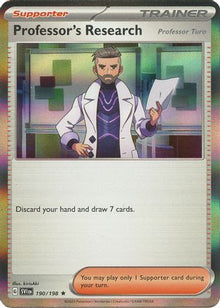 [PKM] Professor's Research - 190/198 190 - SV01 Scarlet & Violet Base Set Holofoil