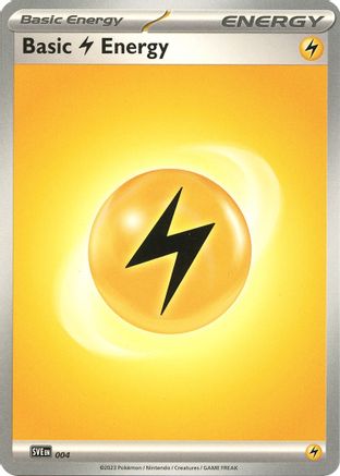 [PKM BE] Basic Lightning Energy 4 - SV01 Scarlet & Violet Base Set