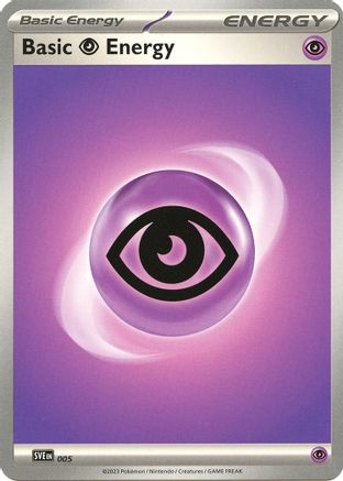 [PKM BE] Basic Psychic Energy 5 - SV01 Scarlet & Violet Base Set