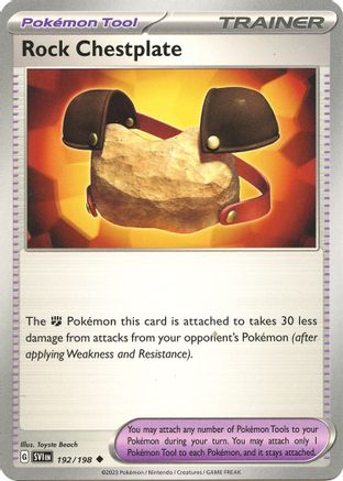 Rock Chestplate 192 - SV01 Scarlet & Violet Base Set