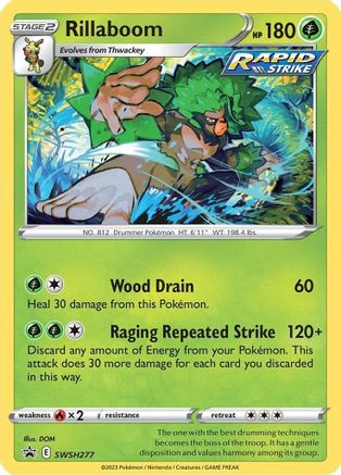 [PKM-R] Rillaboom (SWSH277) [Sword & Shield: Black Star Promos]