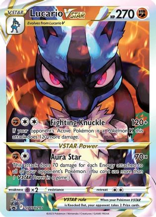 [PKM] Lucario VSTAR (SWSH291) [Sword & Shield: Black Star Promos]