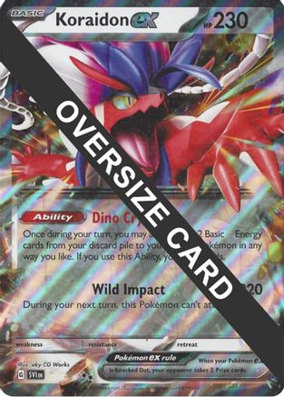 [JUM PKM-R] Koraidon EX (125/198) (Jumbo Card) [Scarlet & Violet: Base Set]