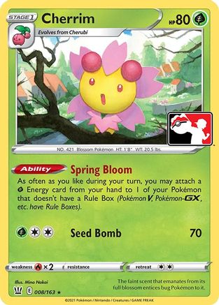[PKM-R] Cherrim (008/163) [Prize Pack Series One]