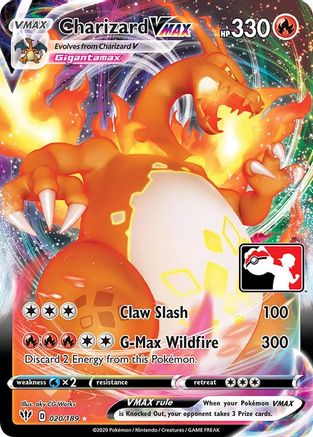 [PKM-R] Charizard VMAX (020/189) [Prize Pack Series One]