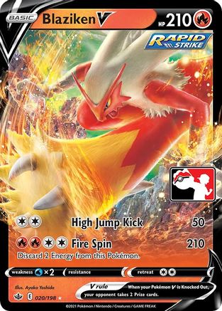 [PKM-R] Blaziken V (020/198) [Prize Pack Series One]