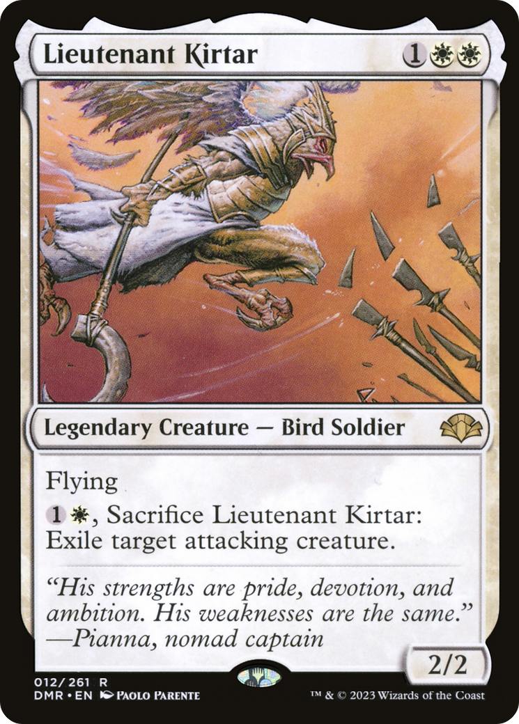 {R} Lieutenant Kirtar [Dominaria Remastered][DMR 012]