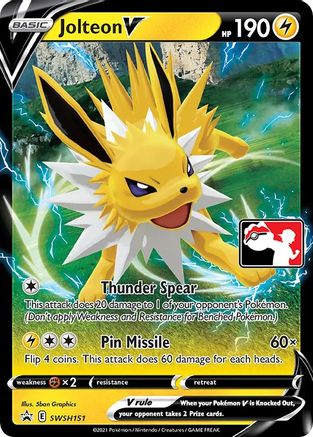 [PKM-R] Jolteon V (SWSH151) [Prize Pack Series One]