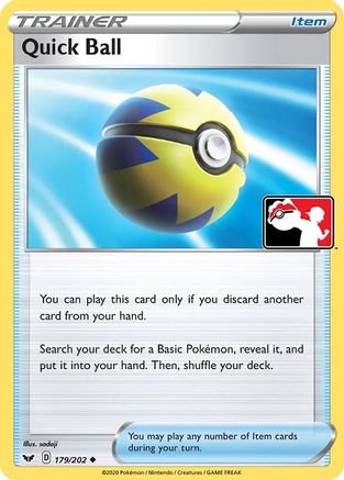 [TR] Quick Ball (179/202) [Prize Pack Series One]