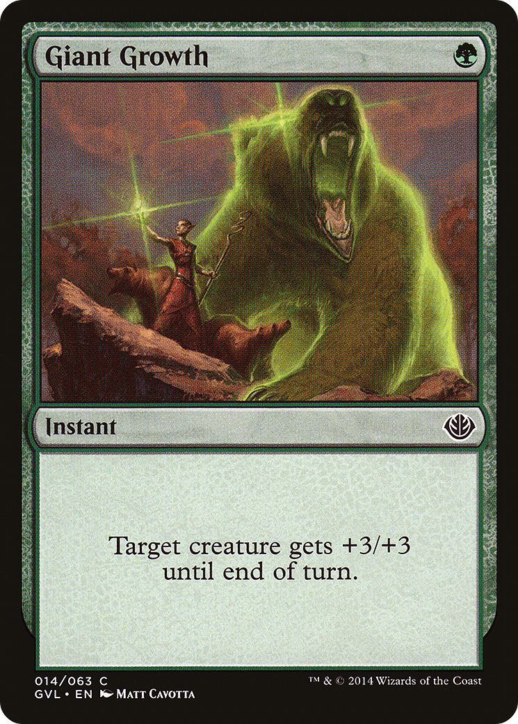 {C} Giant Growth (Garruk vs. Liliana) [Duel Decks Anthology][GVL 014]