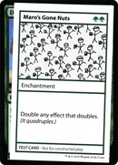 {R} Maro's Gone Nuts (2021 Edition) [Mystery Booster Playtest Cards][CMB1 081]