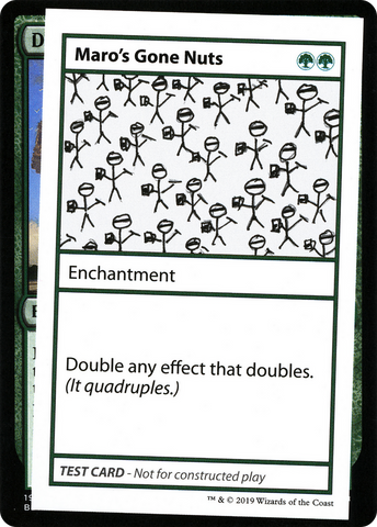{R} Maro's Gone Nuts (2021 Edition) [Mystery Booster Playtest Cards][CMB1 081]
