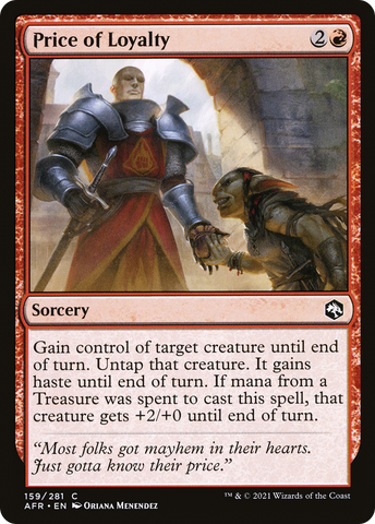 {C} Price of Loyalty [Dungeons & Dragons: Adventures in the Forgotten Realms][AFR 159]