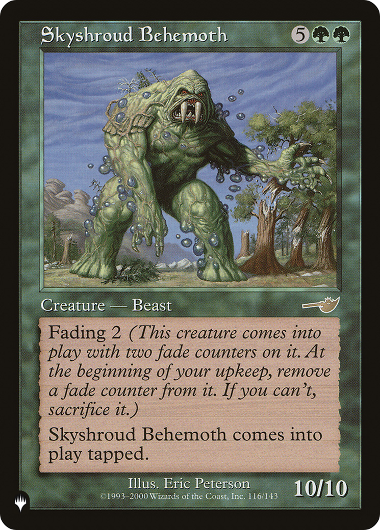 Skyshroud Behemoth [LIST 116/143]